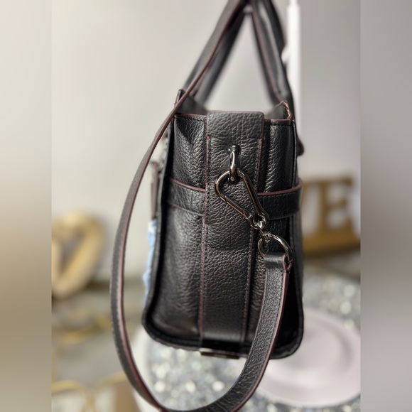 Coach 2016 Swagger 27 in Canyon Quilt Denim Satchel NWT - Picture 10 of 17